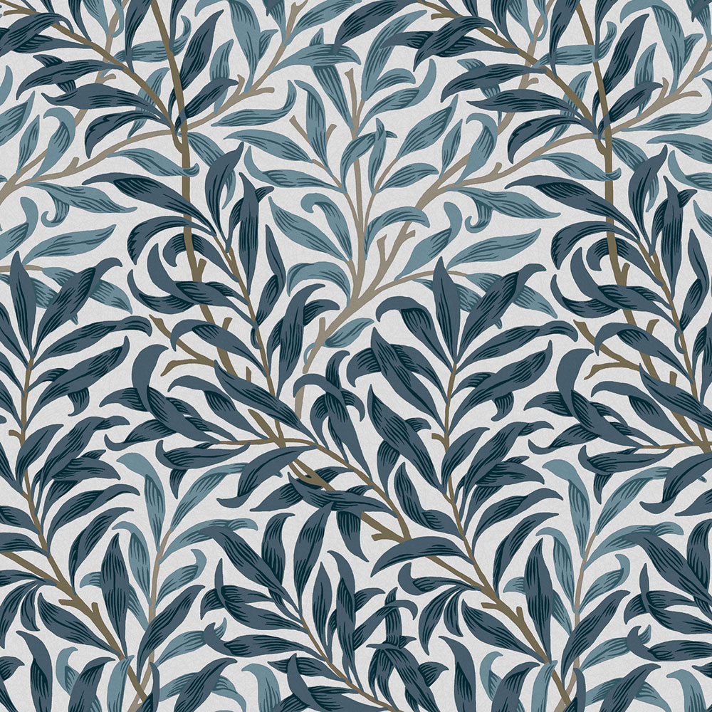Vlies tapéta, kék, gallyak, 124245, William Morris At Home