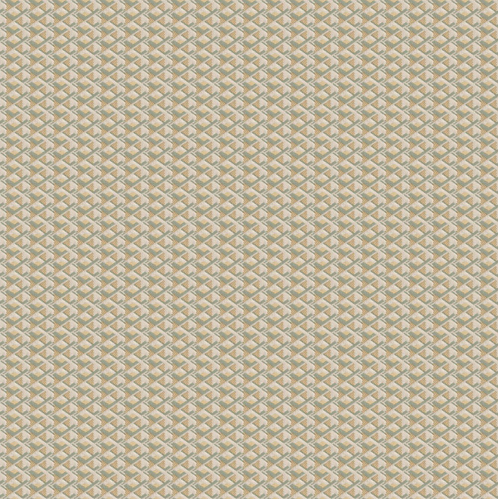 Luxus geometrikus vlies tapéta, zöld, Z15504, Mini Trend, Zambaiti Parati