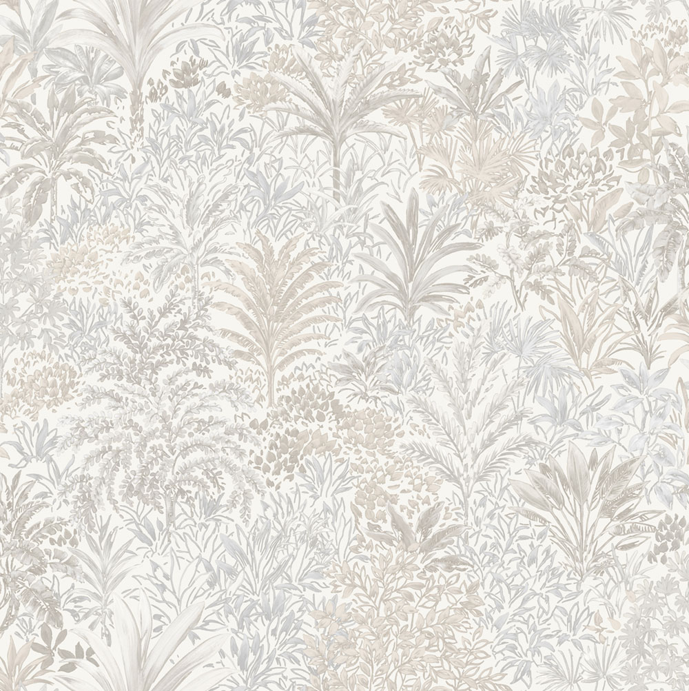 Luxus vlies tapéta, krém, fák, levelek, Z15507, Mini Trend, Zambaiti Parati