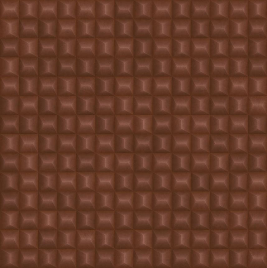 Luxus geometrikus vlies tapéta, bordó, Z15518, Mini Trend, Zambaiti Parati