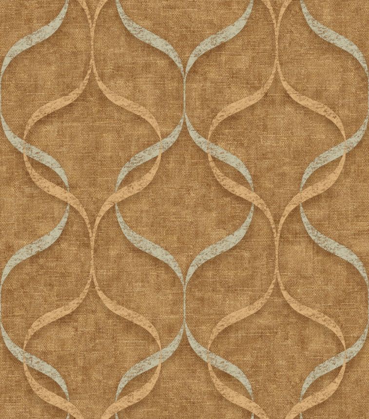 Luxus vlies tapéta, okker, ornamentumok, Z15526, Mini Trend, Zambaiti Parati