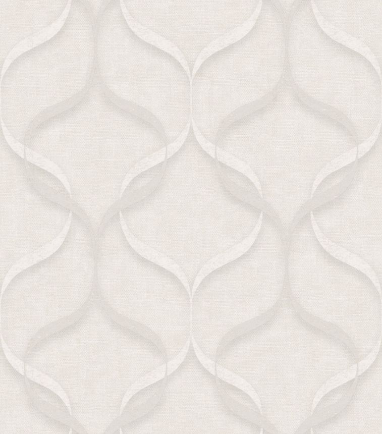 Luxus vlies tapéta, szürke-krém, ornamentumok, Z15529, Mini Trend, Zambaiti Parati