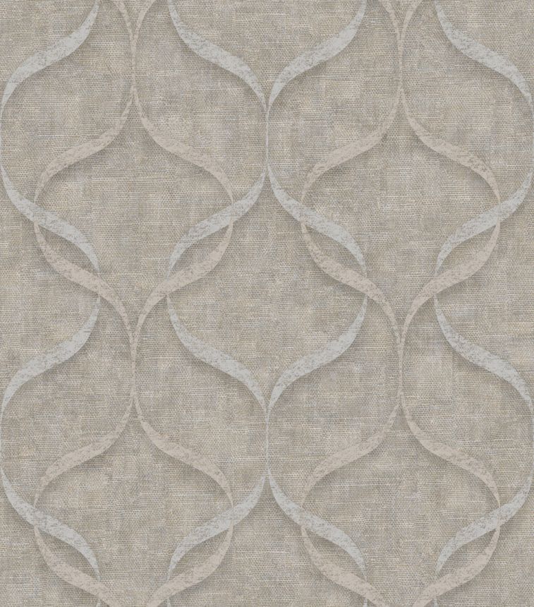 Luxus vlies tapéta, barna-szürke, ornamentumok, Z15530, Mini Trend, Zambaiti Parati