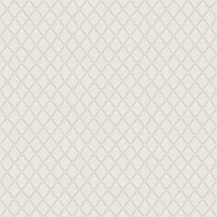 Luxus geometrikus vlies tapéta, szürke-krém, Z15536, Mini Trend, Zambaiti Parati
