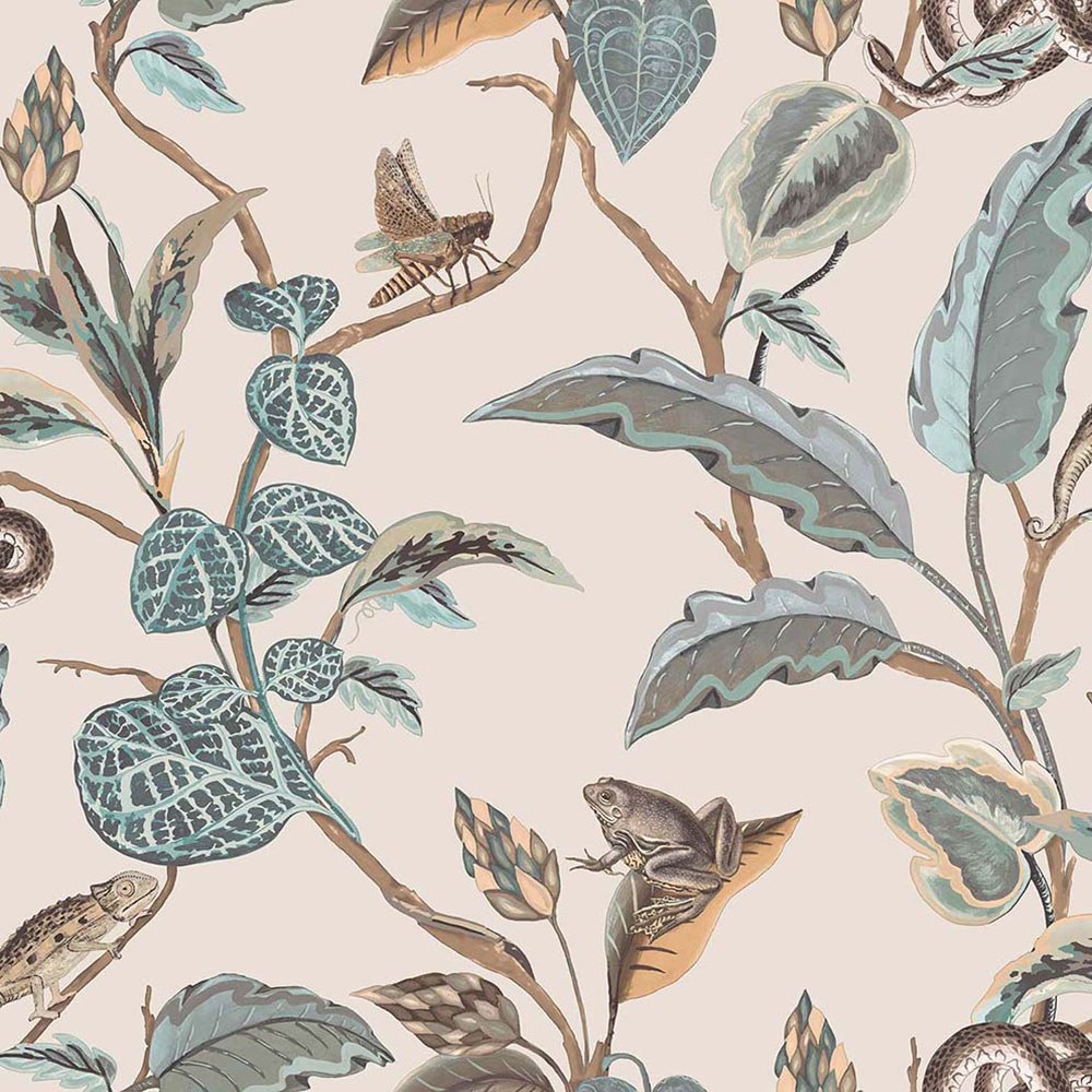 Vlies tapéta, szürke-bézs, levelek, 15508, Botany House, Cristiana Masi by Parato