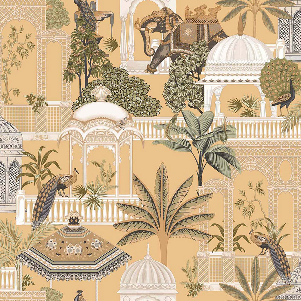 Vlies tapéta, okker, kert, 15538, Botany House, Cristiana Masi by Parato