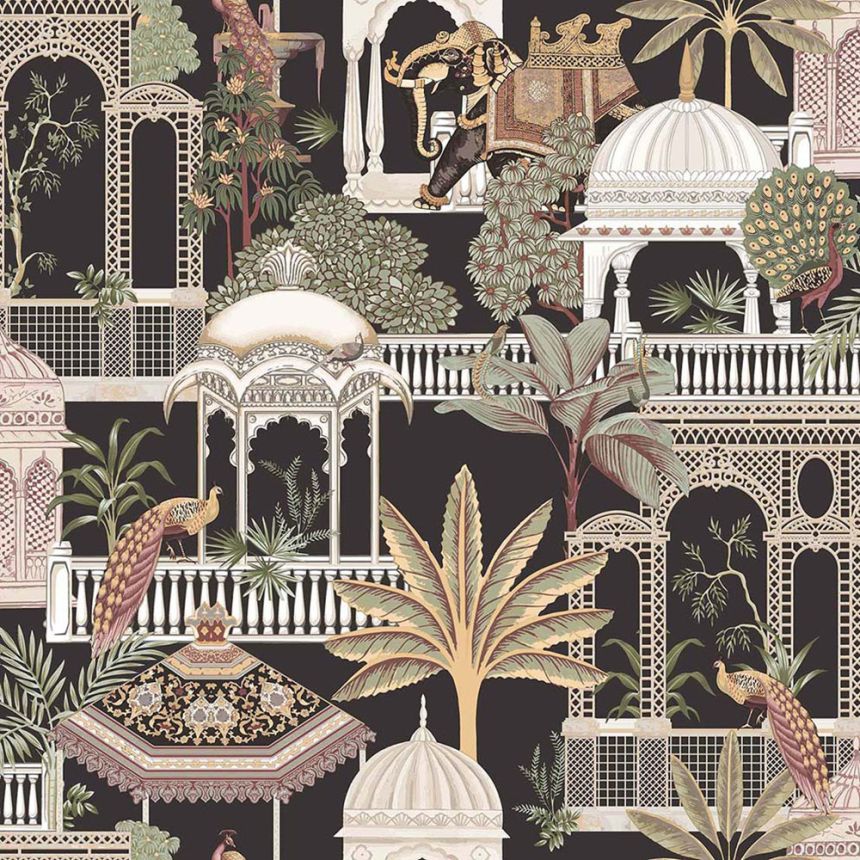 Vlies tapéta, fekete, kert, 15539, Botany House, Cristiana Masi by Parato