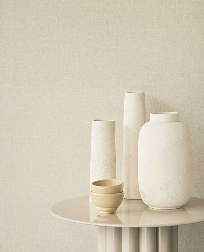 Vlies tapéta, szürke, szövetutánzat, 340619, Linen Look, Eijffinger