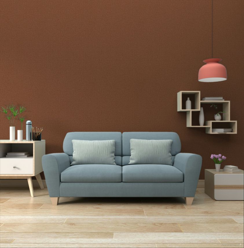 Vlies tapéta, piros, szövetutánzat, 340626, Linen Look, Eijffinger