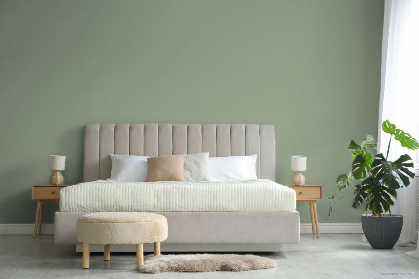 Vlies tapéta, zöld, szövetutánzat, 340634, Linen Look, Eijffinger