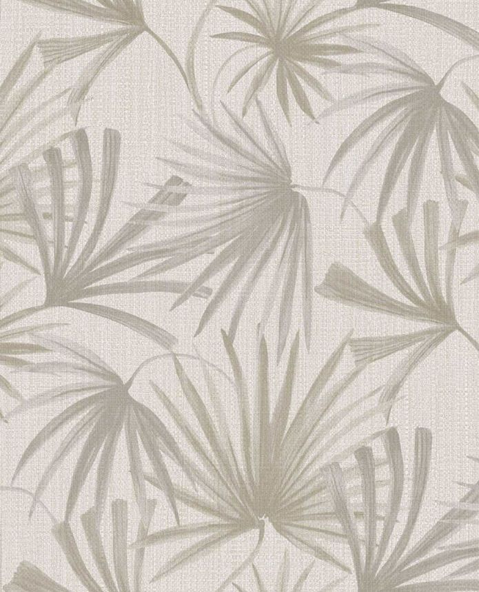 Vlies tapéta, szürke, levelek, 340510, Groovy, Eijffinger