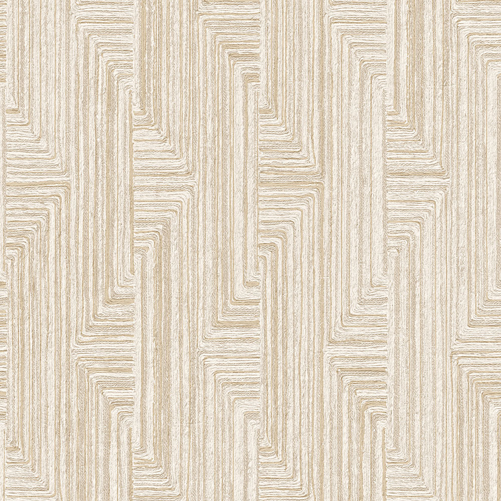 Geometrikus vlies tapéta, bézs, SA524012, Santa Fe, Design ID