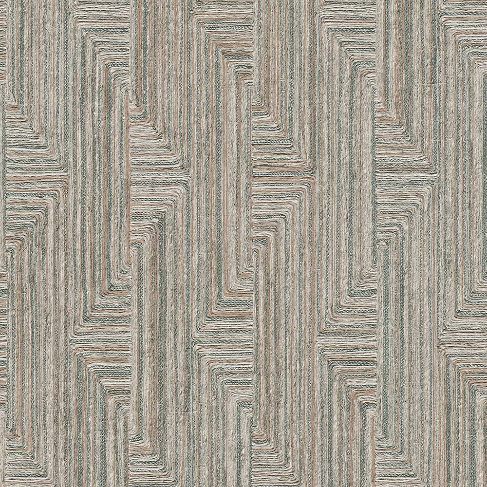 Geometrikus vlies tapéta, kék-szürke, SA524014, Santa Fe, Design ID