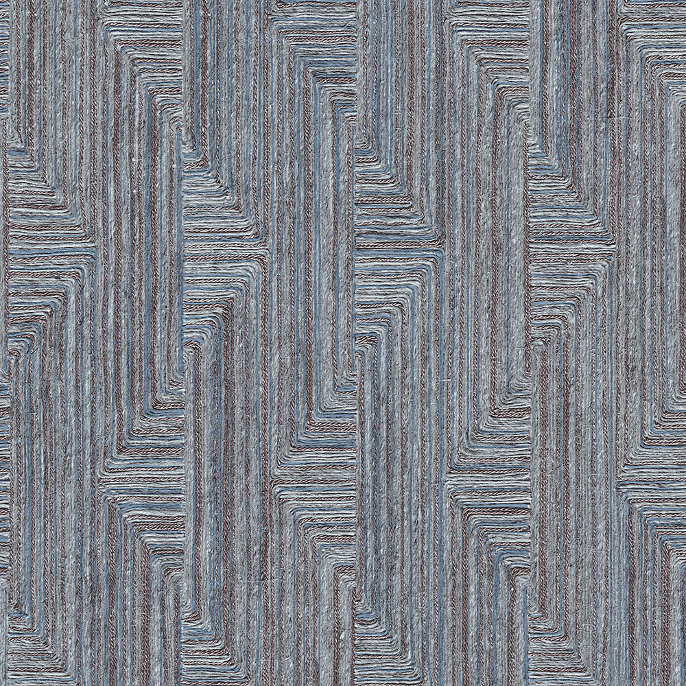 Geometrikus vlies tapéta, kék-szürke, SA524016, Santa Fe, Design ID