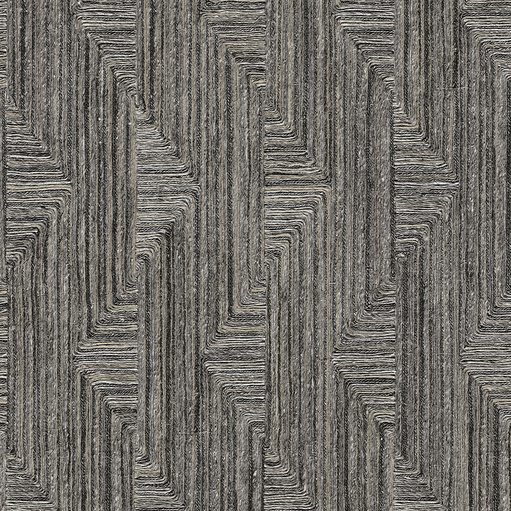 Geometrikus vlies tapéta, fekete-szürke, SA524017, Santa Fe, Design ID