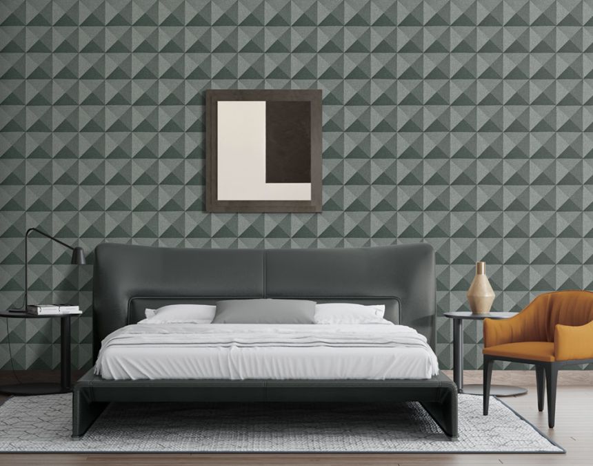 Geometrikus vlies tapéta, krém-bézs, SA524101, Santa Fe, Design ID
