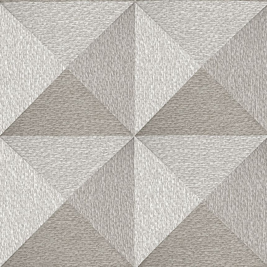 Geometrikus vlies tapéta, szürke, SA524102, Santa Fe, Design ID