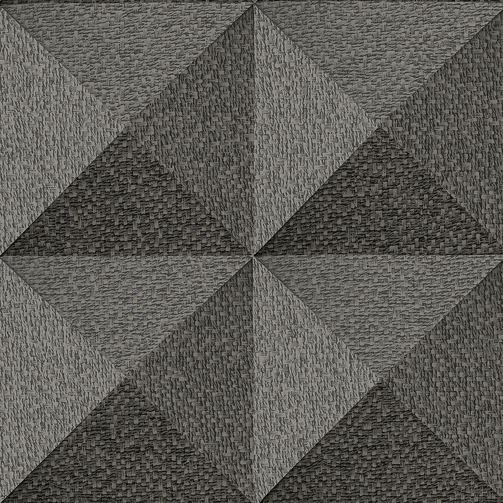 Geometrikus vlies tapéta, barna-fekete, SA524104, Santa Fe, Design ID