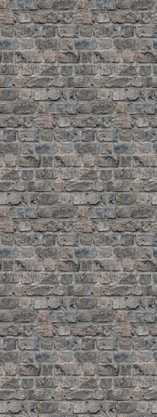 Vlies poszter tapéta, szürke, tégla, FW4055-6, Feature Walls, Decoprint