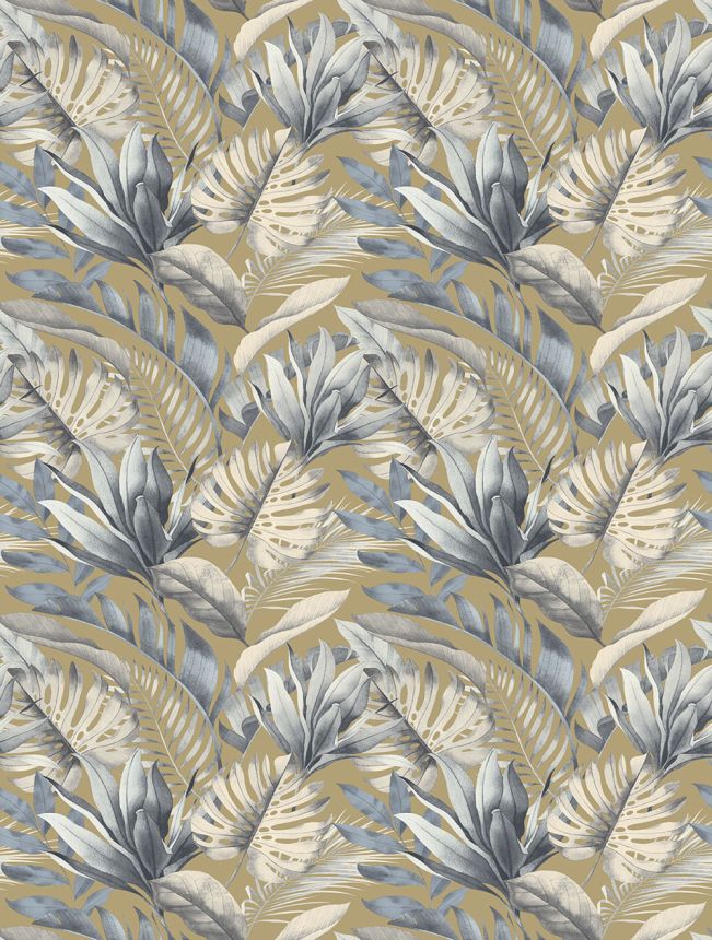 Vlies poszter tapéta, bézs, levelek, FW4059-6, Feature Walls, Decoprint