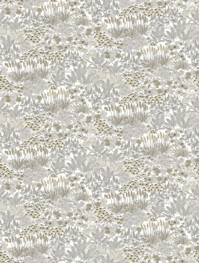 Vlies poszter tapéta, szürke-bézs, virágok, FW4062-1, Feature Walls, Decoprint