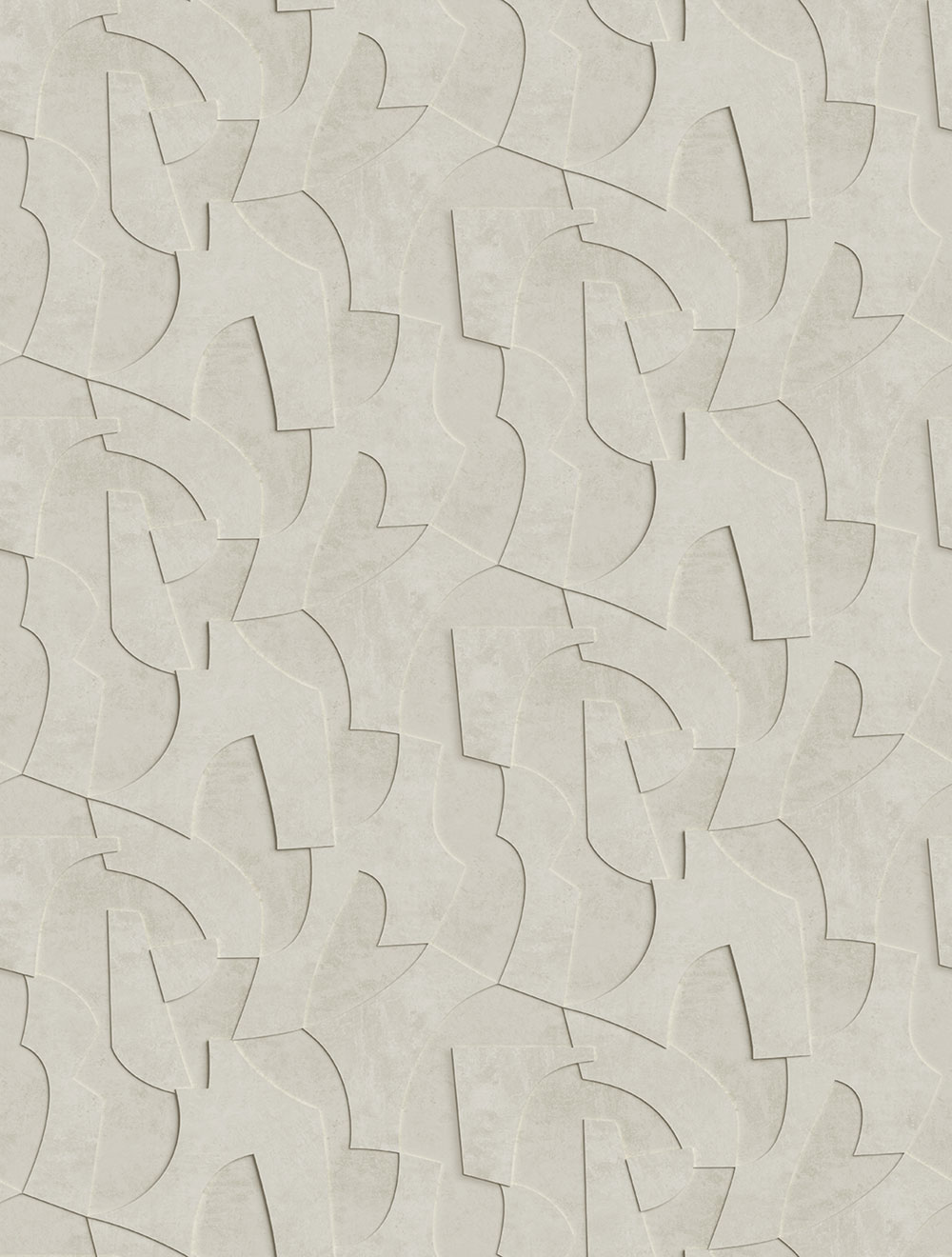 Geometrikus vlies poszter tapéta, 3D, szürke, FW4042-1, Feature Walls, Decoprint