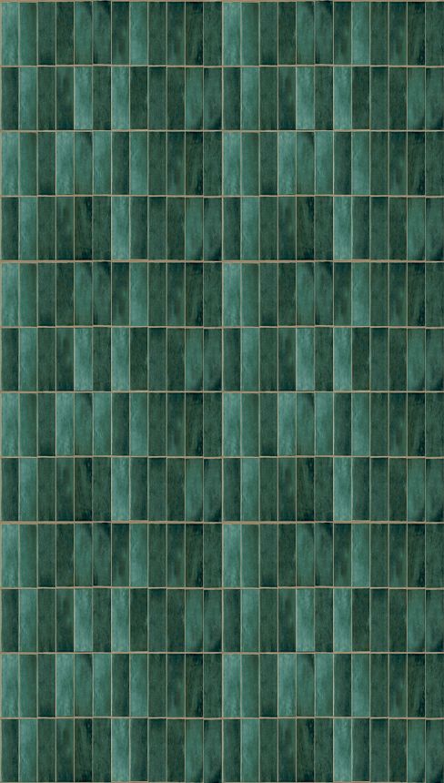 Vlies poszter tapéta, csempe, zöld, FW4045-1, Feature Walls, Decoprint