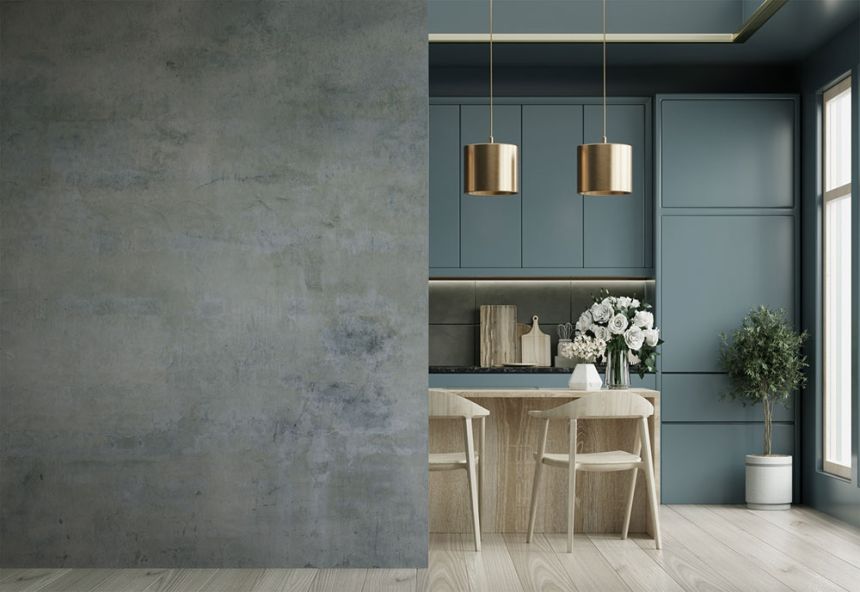 Vlies poszter tapéta, zöld, beton, FW4050-2, Feature Walls, Decoprint