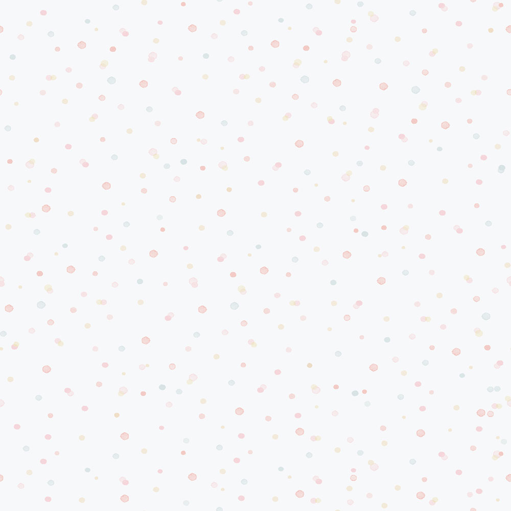 Gyerek vlies tapéta, rózsaszín, pöttyös, 289-1, Enzo,  ICH Wallcoverings