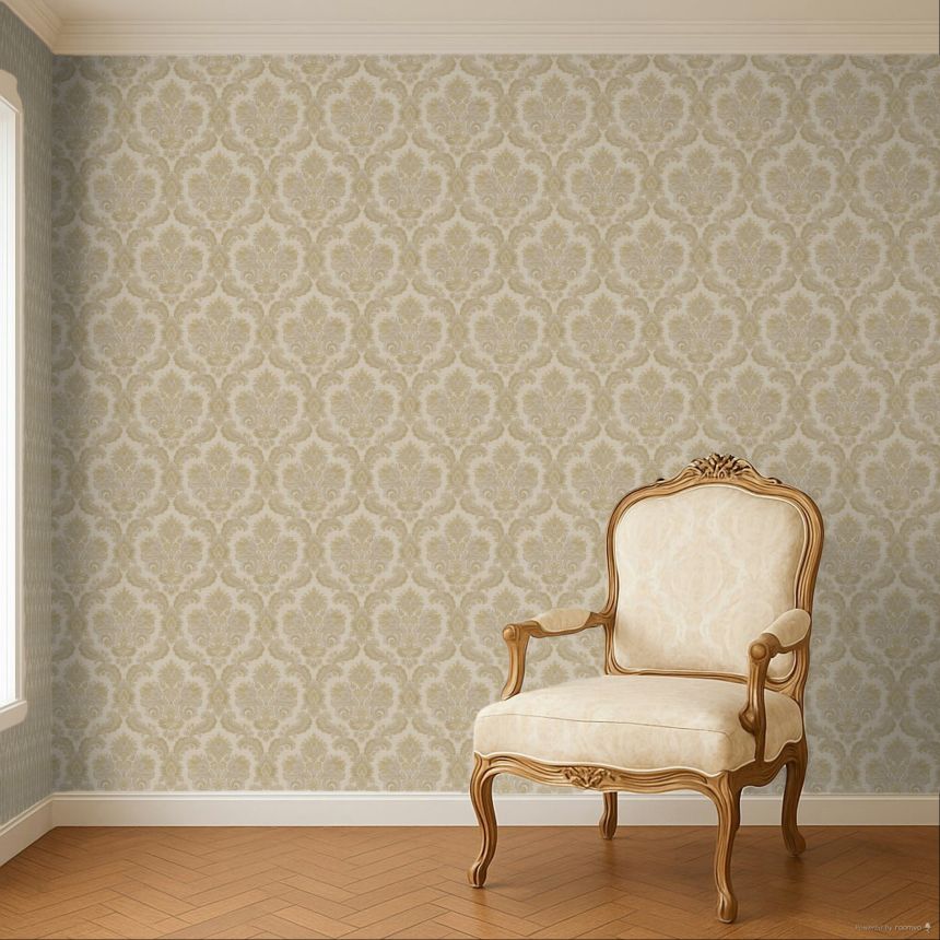 Tapéta, bézs, barokk, 35942, Ornamenta, Parato by Cristiana Masi