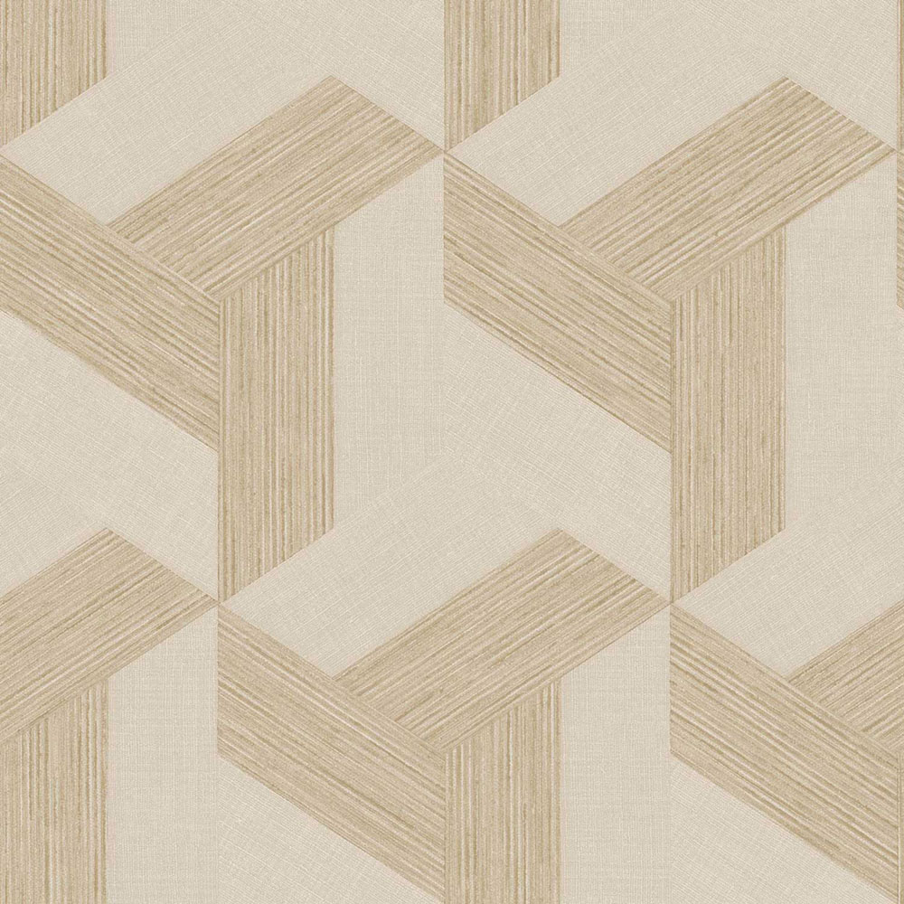 Vlies tapéta, geometrikus, bézs, 27502, Sintesi, Cristiana Masi by Parato