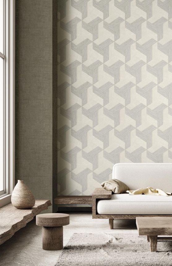 Vlies tapéta, geometrikus, szürke, 27508, Sintesi, Cristiana Masi by Parato