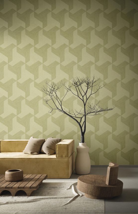 Vlies tapéta, geometrikus, barna, 27509, Sintesi, Cristiana Masi by Parato