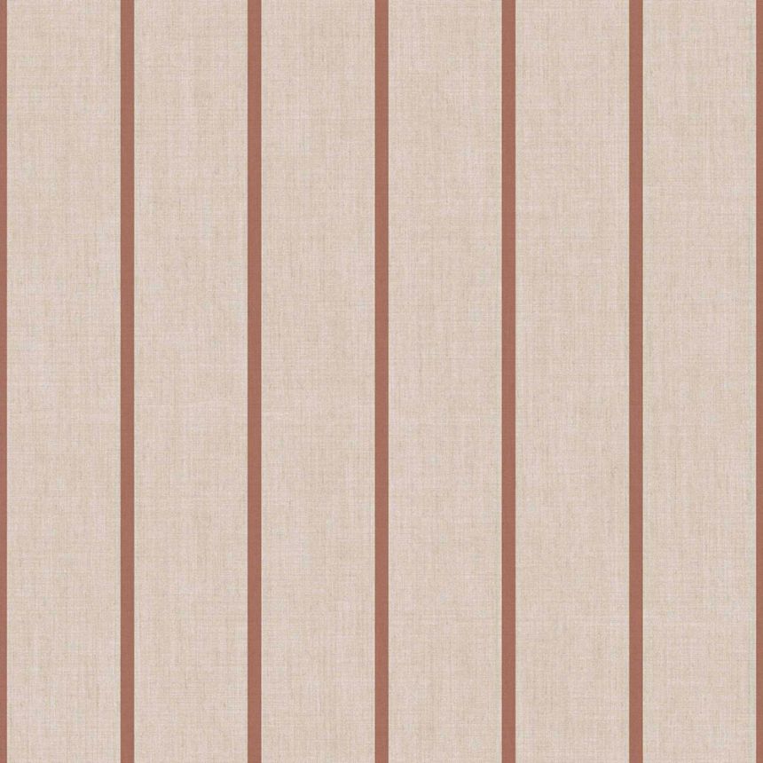 Tapéta, bézs-barna, szövet hatás, csíkos, 38464, Top Stripes, Parato by Cristiana Masi