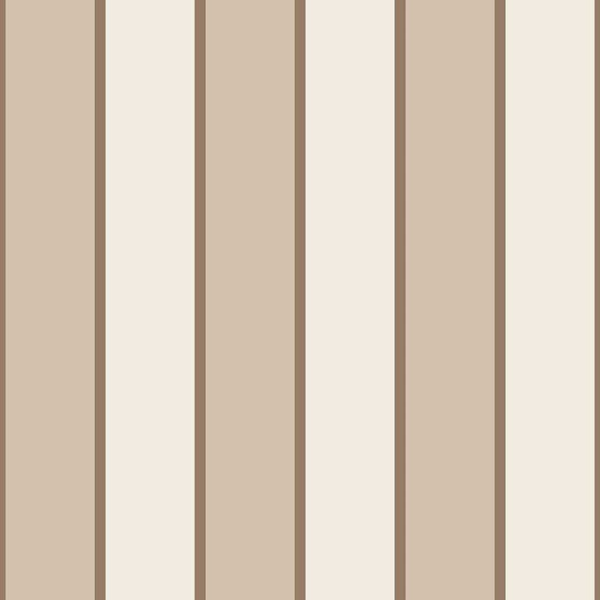 Tapéta, bézs-barna, csíkos, 38468, Top Stripes, Parato by Cristiana Masi