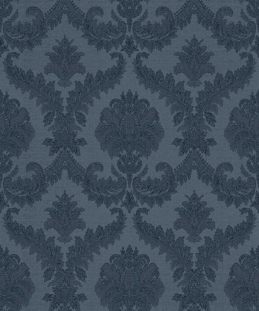 Vlies tapéta, kék, barokk minta, 25727, The Best Classic & Elegant, Cristiana Masi by Parato