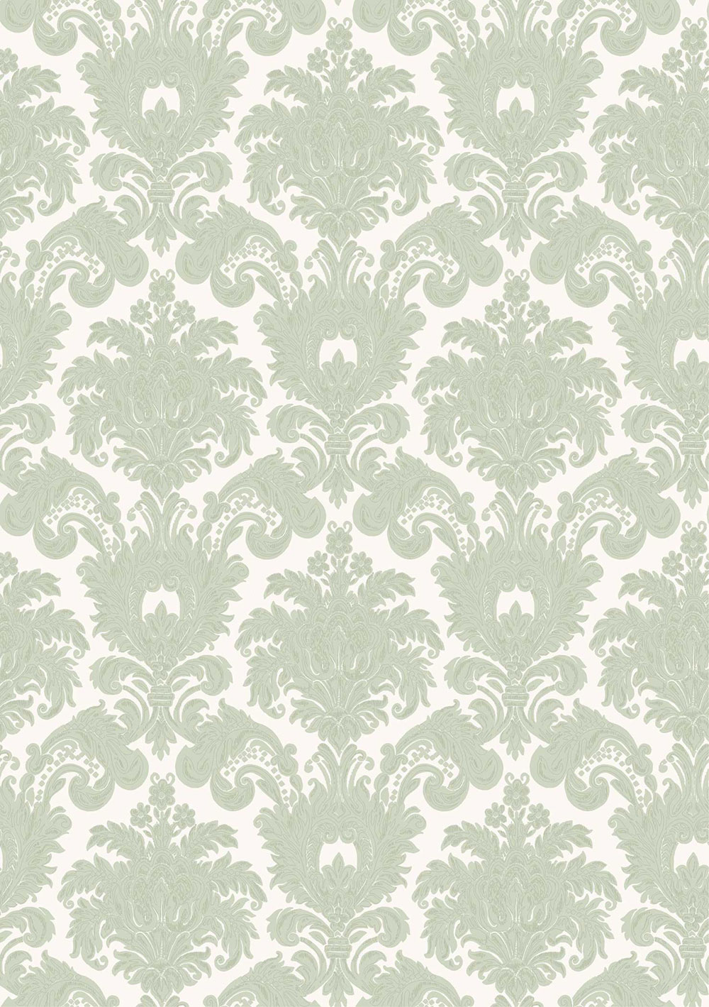 Vlies tapéta, zöld, barokk minta, 23615, The Best Classic & Elegant, Cristiana Masi by Parato