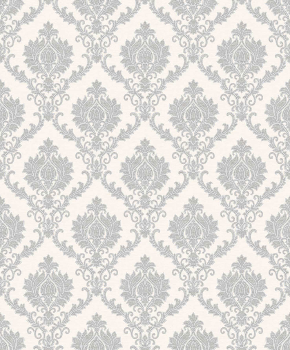 Vlies tapéta, szürke-ezüst, barokk minta, 23641, The Best Classic & Elegant, Cristiana Masi by Parato