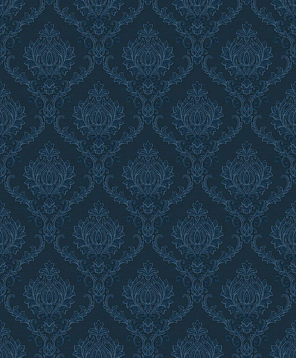 Vlies tapéta, kék, barokk minta, 23649, The Best Classic & Elegant, Cristiana Masi by Parato