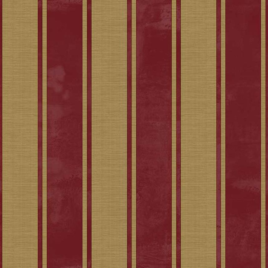 Vlies tapéta, bordó-arany, csíkok, 23678, The Best Classic & Elegant, Cristiana Masi by Parato