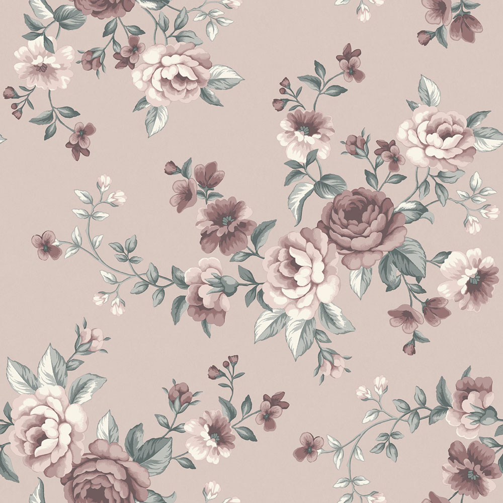 Tapéta falra, rózsaszín, virágok, rózsák, 7484, Newbie Wallpaper, Boråstapeter