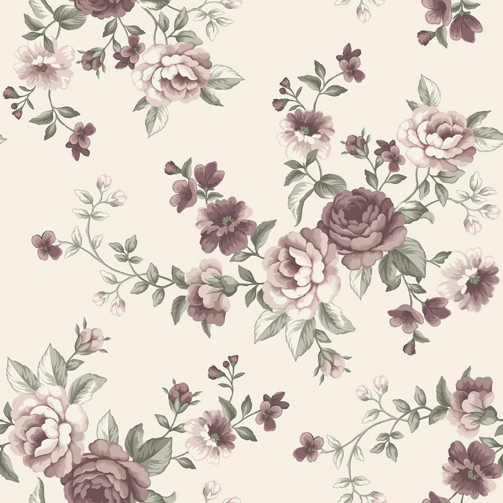 Tapéta falra, krém, virágok, rózsák, 7485, Newbie Wallpaper, Boråstapeter