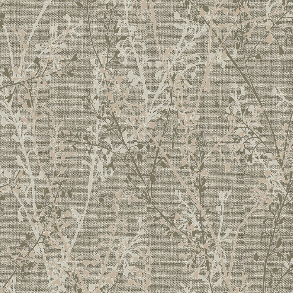 Tapéta, barna-bézs, ágak, 128042, Refine, Graham Brown Boutique