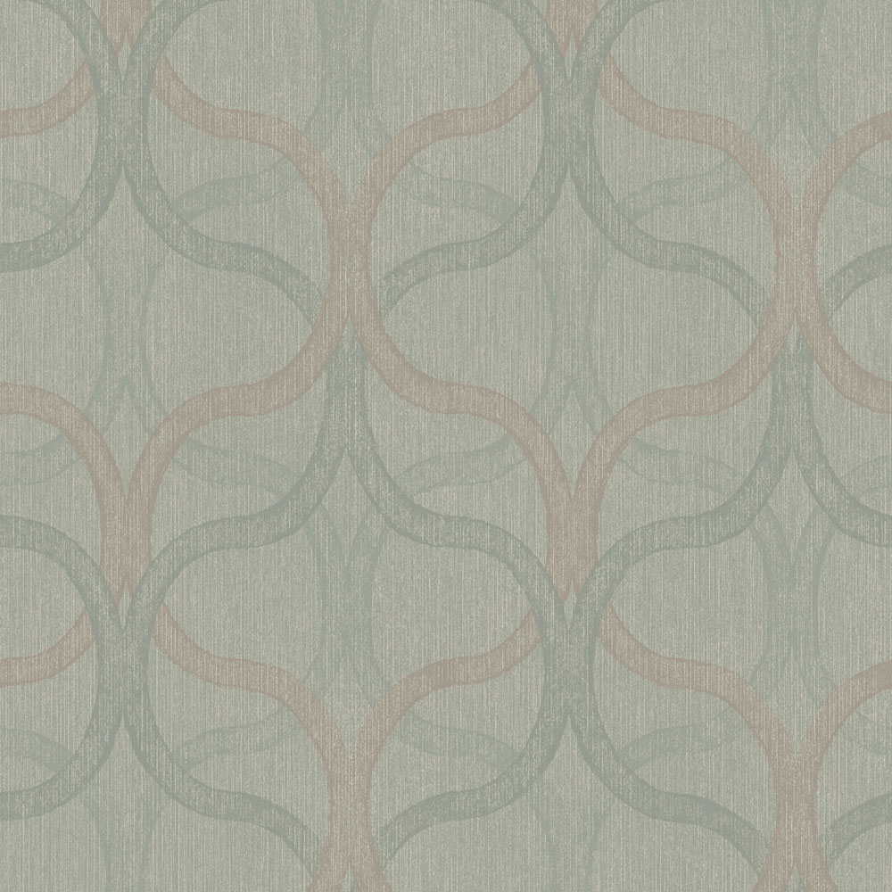 Geometrikus tapéta, zöld, 128003, Refine, Graham Brown Boutique