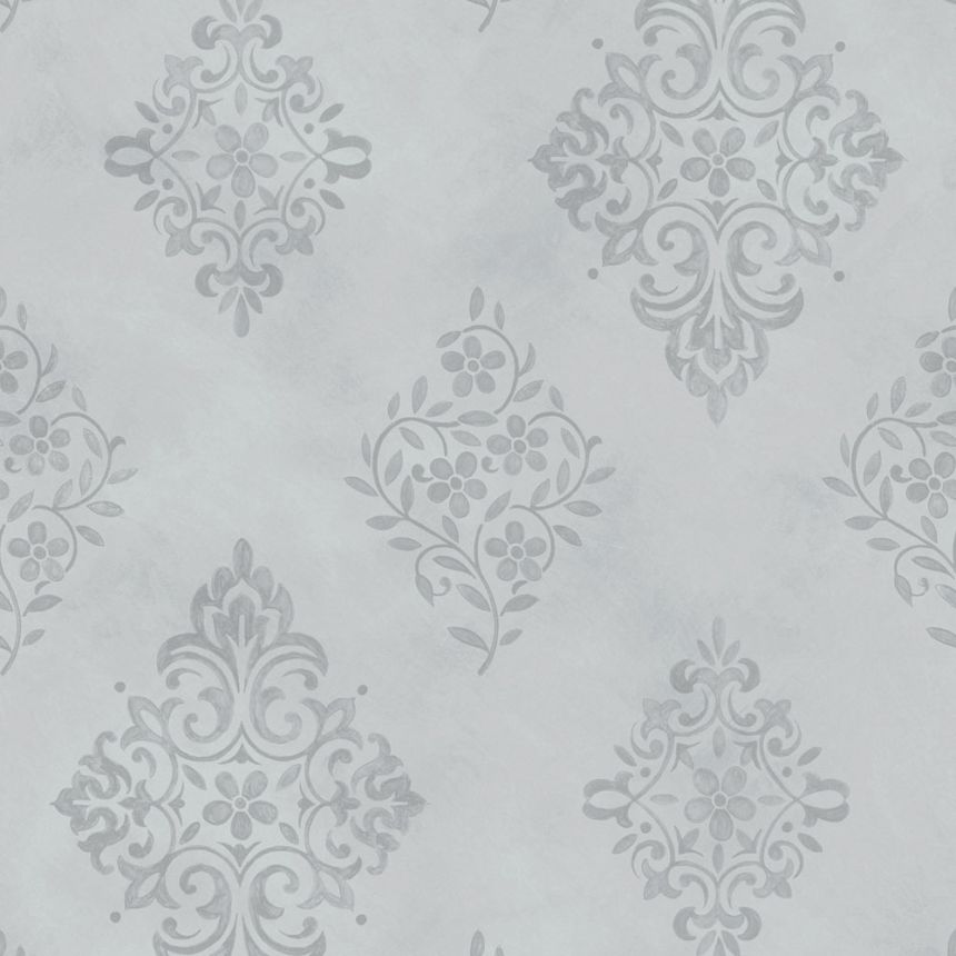 Tapéta, kék, kastélyminta, ornamentika, 125137, Shabby Chic by Rachel Ashwell