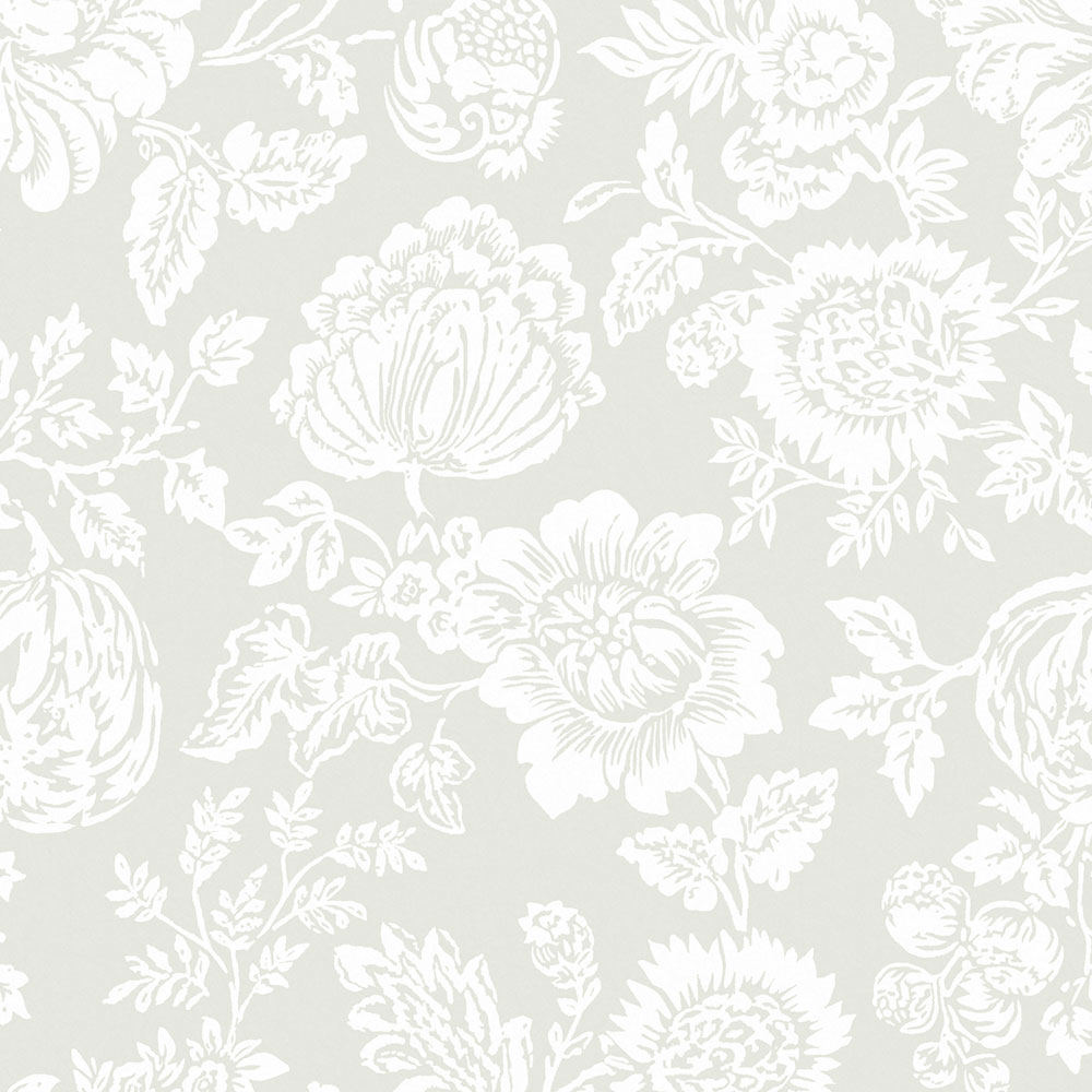 Tapéta, zöld, virágok, 125138, Shabby Chic by Rachel Ashwell