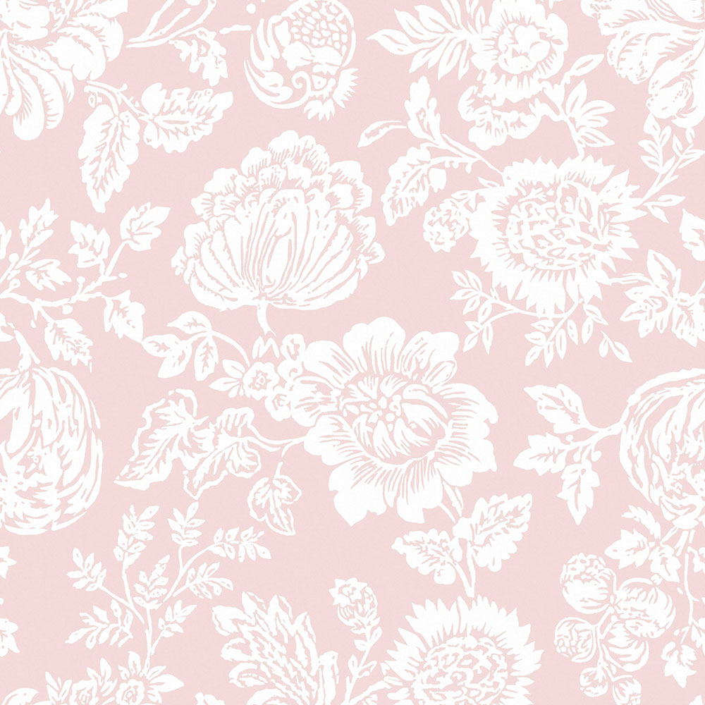 Tapéta, rózsaszín, virágok, 125140, Shabby Chic by Rachel Ashwell