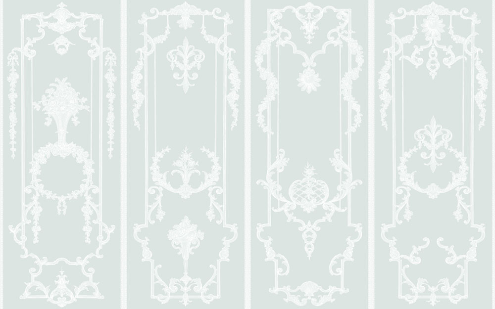 Tapéta, kastélyminta, ornamentika, 127528FXST, Shabby Chic by Rachel Ashwell