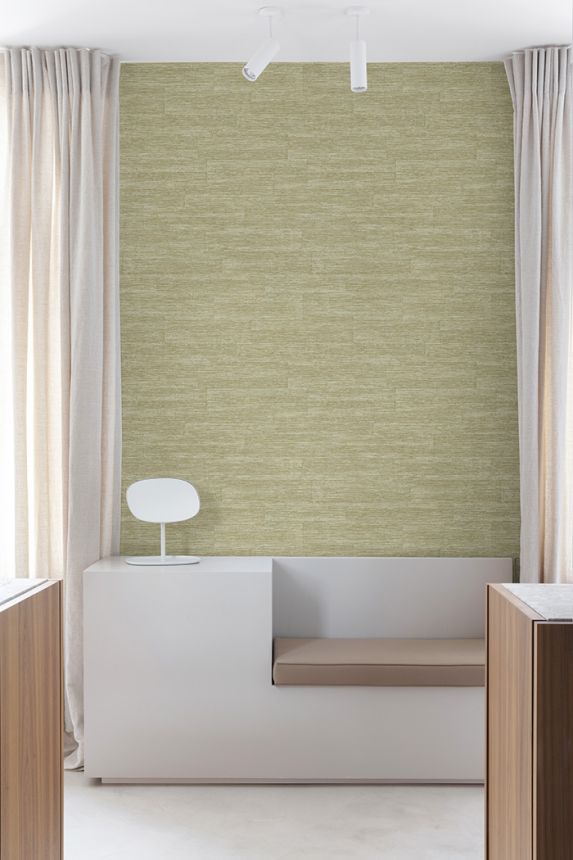 Tapéta, zöld, szövet hatású, PW1010, Precious Weaves, Grandeco