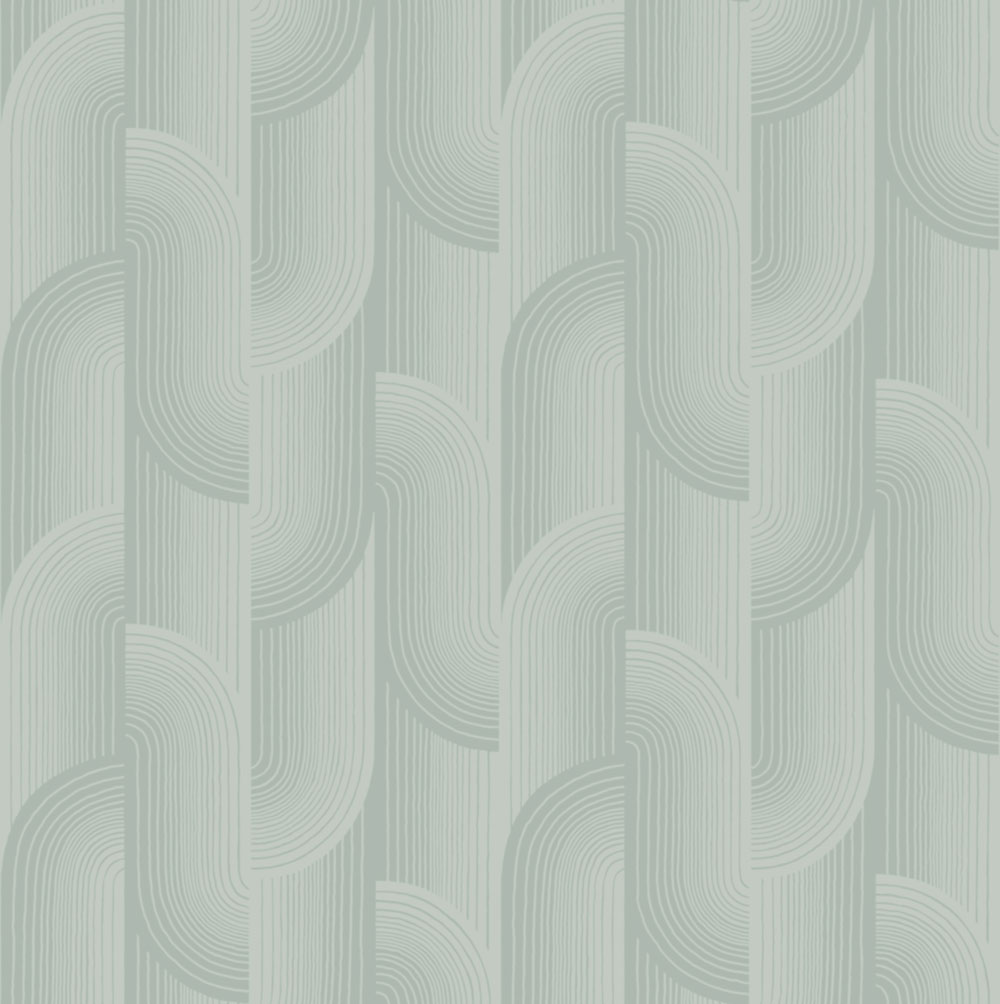 Tapéta, zöld, geometrikus, PW3106, Precious Weaves, Grandeco